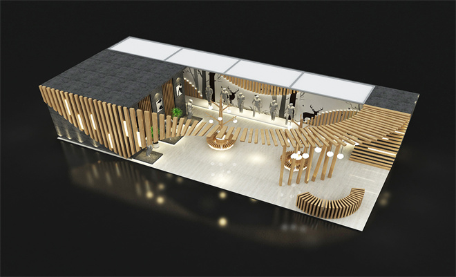 服装展会搭建设计-HJ