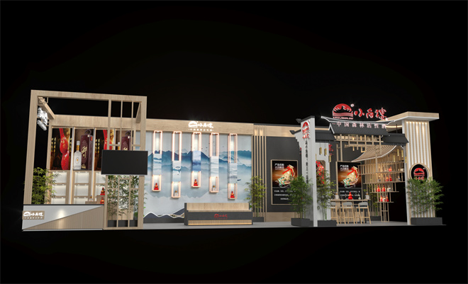 礼品展会搭建设计-小角楼