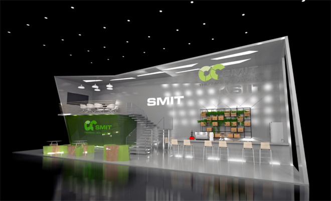 展览设计搭建讲究简单明了的视觉感！